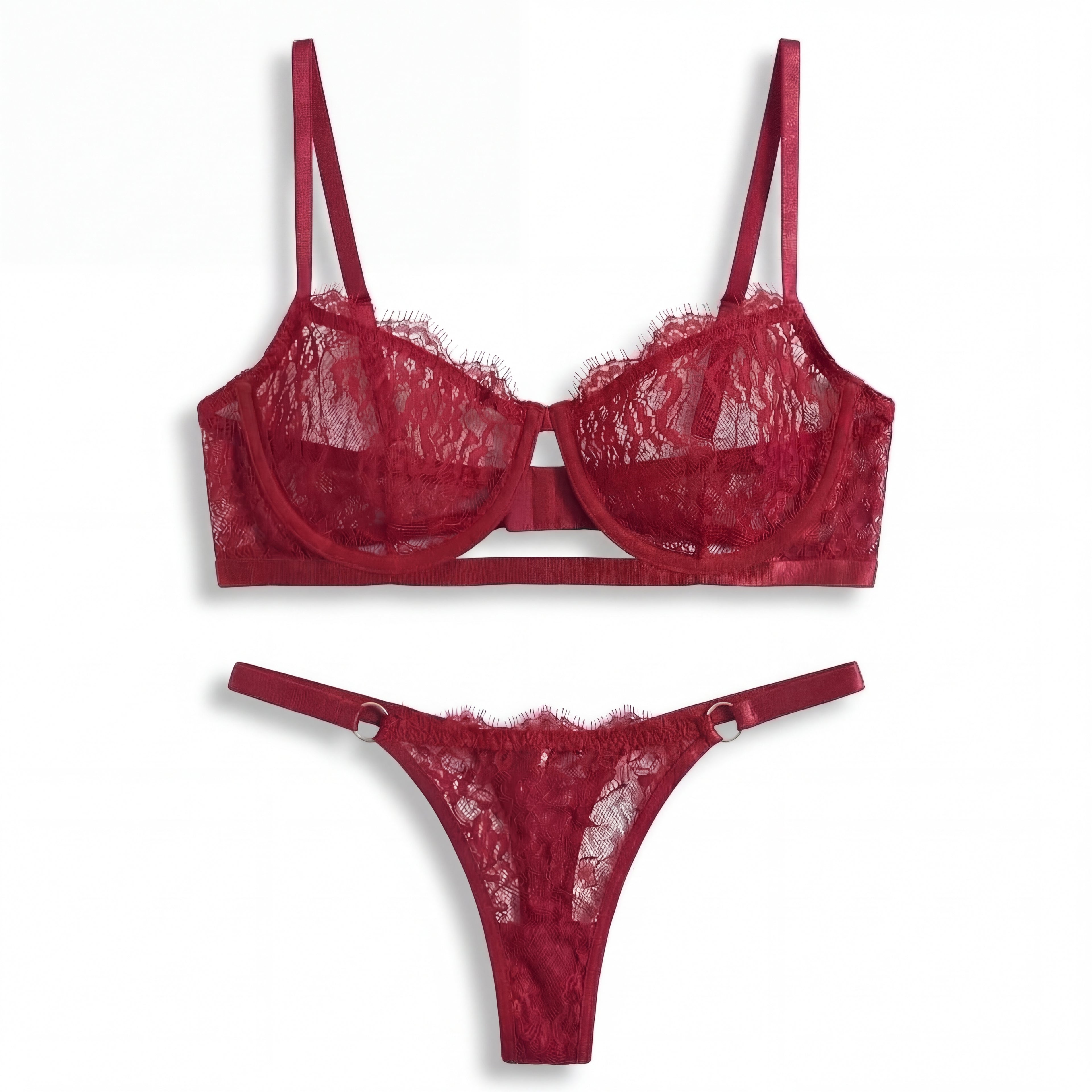 Desire 🌹 - Čipkani set sa podesivim trakama