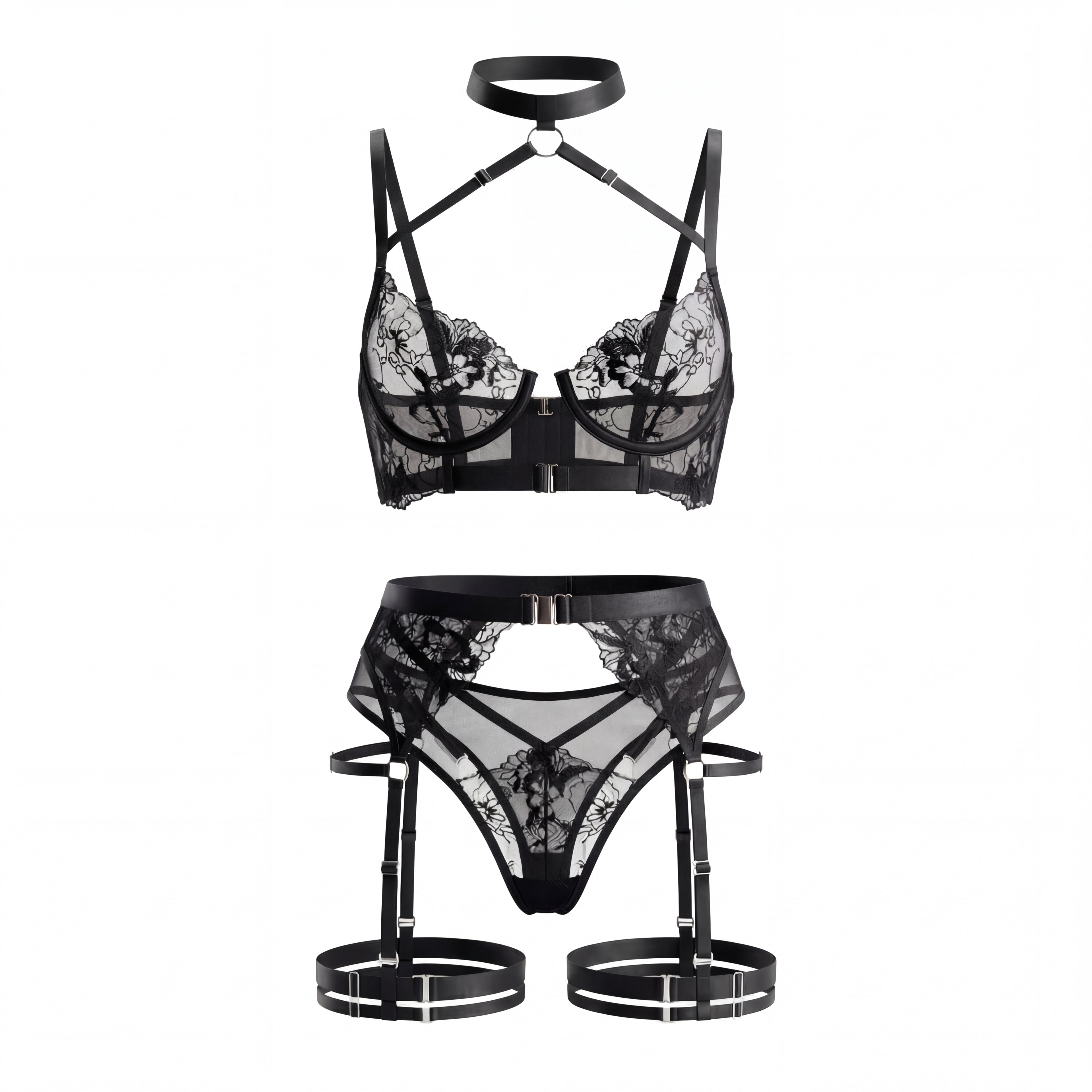 Seduction 👠 - trodelni set sa čokerom